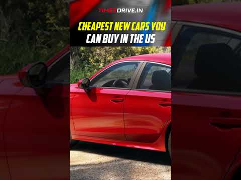 Here Are 10 Of The Cheapest New Cars You Can Buy In The US | Times Drive #shortsvideo #autonews