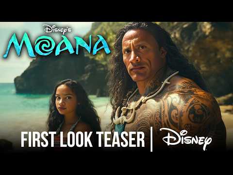 MOANA Live Action (2025) | FIRST LOOK TEASER | Dwayne Johnson as Maui