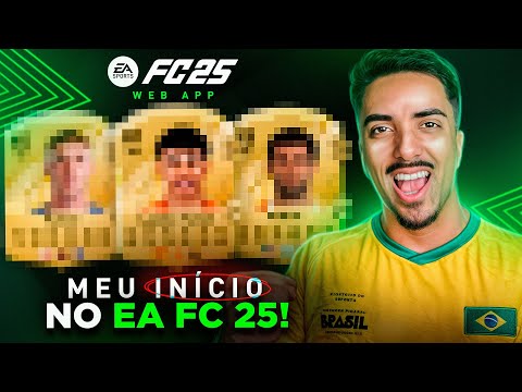 FC 25 - MEU INÍCIO NO WEB APP DO EA FC 25, SERÁ QUE A EAZINHA MANDOU COISA BOA!?