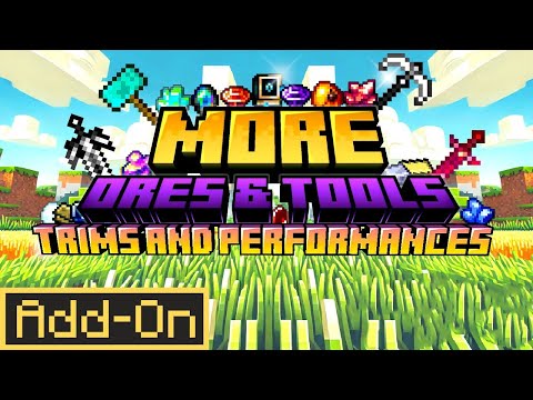 MORE ORES & TOOLS 1.2 UPDATE - 40+ New Ores in Minecraft Bedrock Edition Survival