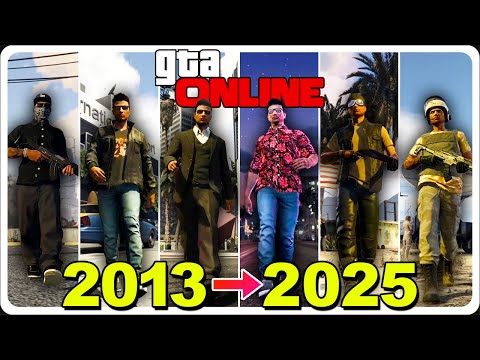 A HISTÓRIA de GTA ONLINE - RETROSPECTIVA de TODAS as DLCs!