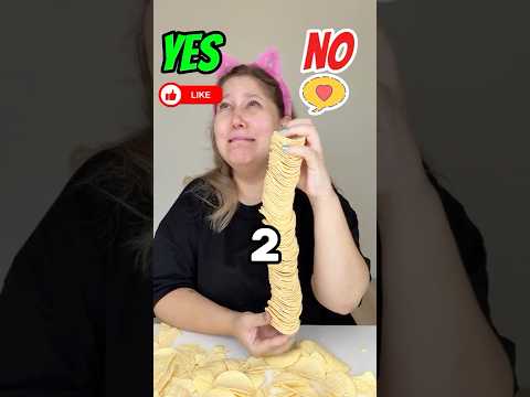 From Small to Giant Pringles Sour Cream Lemya 🥔 #shorts #funny #viral