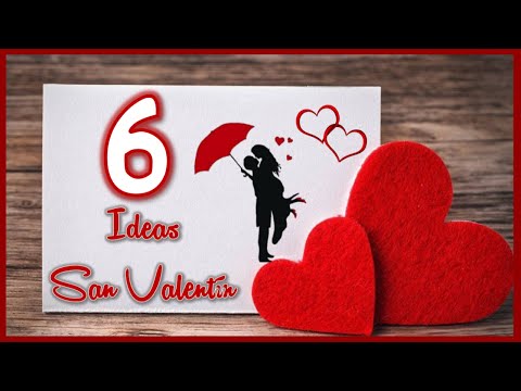 6 SENSACIONALES IDEAS DE REGALOS PARA SAN VALENTÍN - Crafts to give as gifts on Valentine's Day