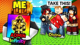 I Pretended to be a NOOB, Then Gifted ADMIN INFINITY BRAINROT!