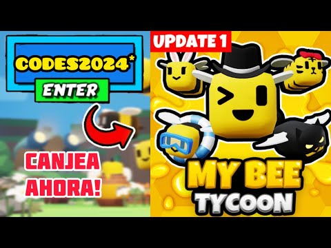 ¡TODOS LOS CÓDIGOS DISPONIBLES DE MY BEE TYCOON 🍯NOVIEMBRE 2024 ROBLOX🐝