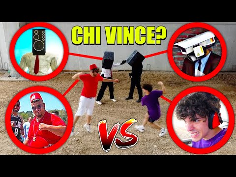 DRONE RIPRENDE SUPER COMBATTIMENTO: MAX & CAMERAMAN VS SKIBIDI DOP DOP & UOMO CASSA!! (chi vincerà?)
