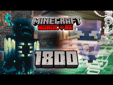 ÉPICO!!! 1800 DIAS NO MINECRAFT HARDCORE - Cidade Ancestral e Câmaras de Desafio 1.21