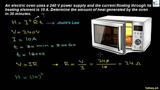 Problem on Electrical Energy and Joule's law