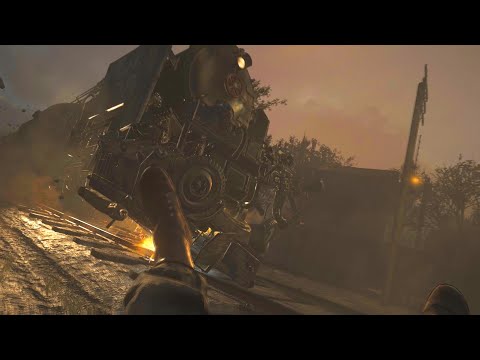 Very Epic Chase of a Train in Call of Duty WW2