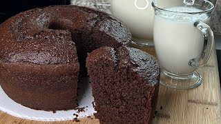 PASTEL DE CHOCOLATE HÚMEDO PARA LA MERIENDA