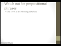 Pronoun and Antecedent Agreement