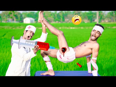 Must Watch Doctor Special Trending Comedy Video 2024 Injection Funny Video Try To Not Laugh Ep 94