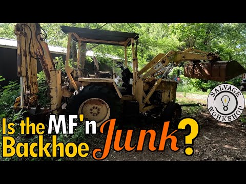 Will the OLD Backhoe Start & Drive? (It might be SCRAP)