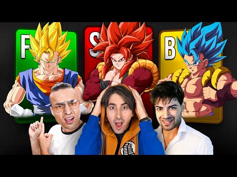 TIER LIST FUSIONI di DRAGON BALL (meglio Gogeta o Vegito?) 👀 ft Gioseph Tuberanza e Blaziken68
