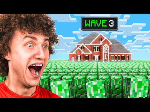 Defend The House = Win One in Real Life (Minecraft)