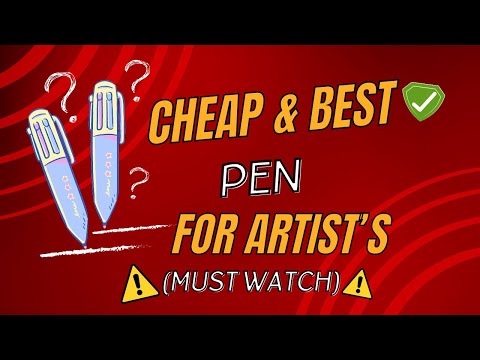 Cheap & Best Pen For Artist (₹30 Only) #art #artist #drawing