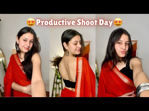 A day in my life🌹 | Shoot day, Productivity, Earthquake😰| Kanika Devrani