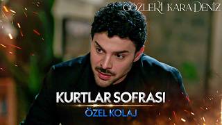 Kurtlar sofrası- Gözleri KaraDeniz Kolaj