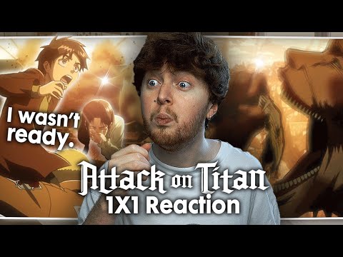 MY FIRST EVER ANIME! (Attack on Titan 1X1 - 'To You, in 2000 Years' | Reaction)