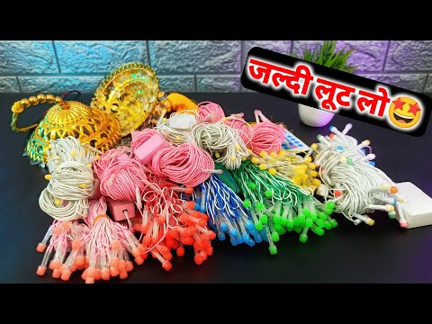 Diwali special mystery box unboxing 🎁 | Diwali jhalar decoration lights | Unboxing Makerbazar
