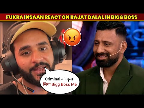 Fukra Insaan Reacts On Rajat Dalal Fight In Bigg Boss 😡 | Fukra Insaan Live, Rajat Dalal Bigg Boss