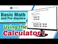 Calculator Operations and Negative Numbers