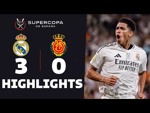 REAL MADRID vs MALLORCA (3-0) | RESUMEN y GOLES DEL PARTIDO | Supercopa Española 2025