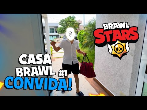 RECEBI o PRIMEIRO CONVIDADO na NOVA CASA BRAWL! 🔥 CASA BRAWL CONVIDA #1