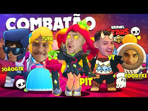 COMBATE MAS SÓ VALE ATIRADOR no BRAWL STARS 😎🏆 *TODAS AS CLASSES*