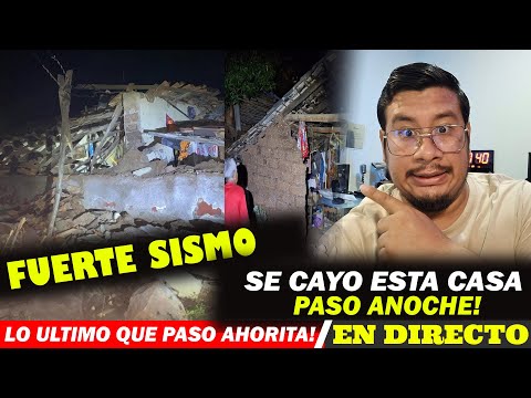 SE CAYO ESTA CASITA POR EL TEMBLOR .. FUERTE SISMO EN LA UNION