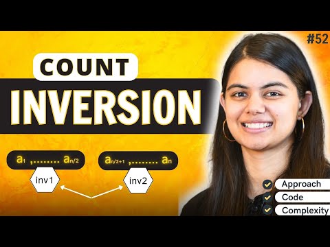 Count Inversions Problem | Brute and Optimal
