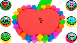 Satisfying Video | How To Make Rainbow Apple With Kinetic Sand Cutting ASMR | Yo Yo Candy