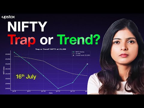Consolidation or Crash? NIFTY at 25,200! | Upstox