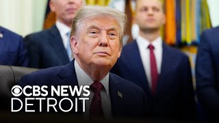 YouTube video thumbnail: Trump Expected to Discuss Manufacturing During Visit to Michigan