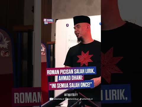 Masih bareng duo host andalan, Ahmad Dhani ceritain proses kreatif karya-nya. "ROMAN PICISAN"