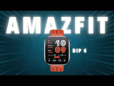 1 MOIS avec cette montre connectée : AMAZFIT BIP 6 ! À 79€ le rapport qualité est monstrueux !