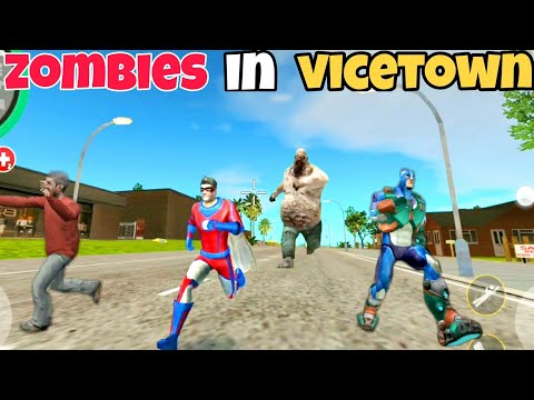 rope hero vice town game | zombies come out in city | rope hero game | rope hero vice town #ropehero