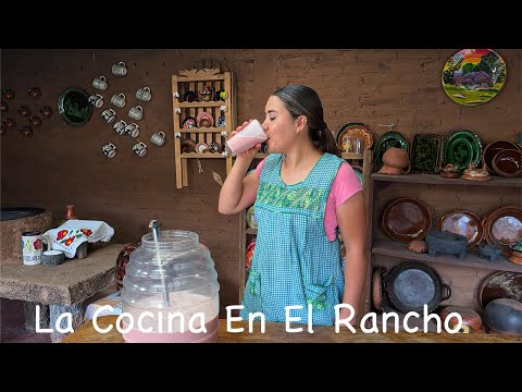 Agua Fresca y Cremosa De Fresa 🍓🍓🍓 La Cocina En El Rancho