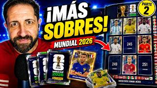¡SEGUIMOS COMPLETANDO el Álbum del Mundial 2026! ⚽ Abriendo Más Sobres