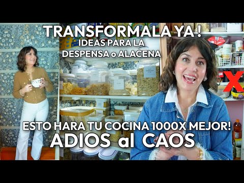 TRANSFORMA tu COCINA! IDEAS PARA ORGANIZAR la DESPENSA FACIL y RÁPIDO, de REVISTA! DIY PANTRY CLOSET