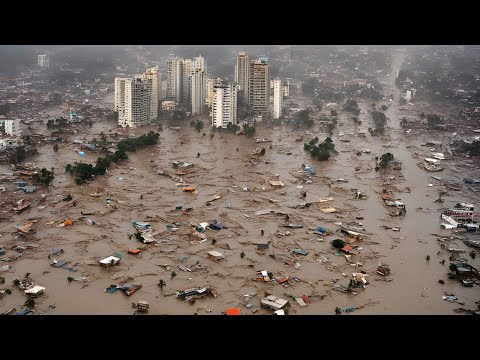 14,000 houses went under water! Disaster in Asia, flooding in Java, Indonesia