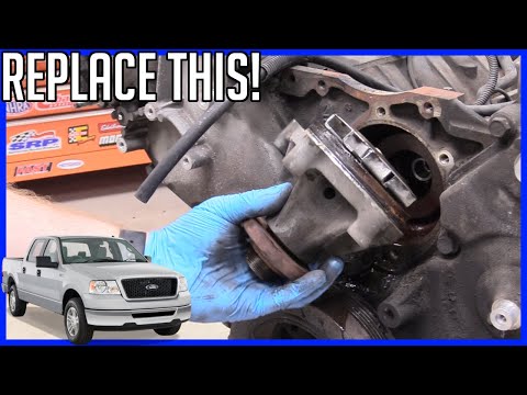 How to Replace Water Pump Ford F-150 2004-2008 5.4L V8 | WITH SIZES AND TORQUE SPECS!