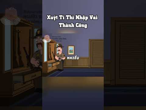 Xuýt Tí Thì Nhập Vai Thành Công #familyguy #cartoon #longtieng #hoathinh
