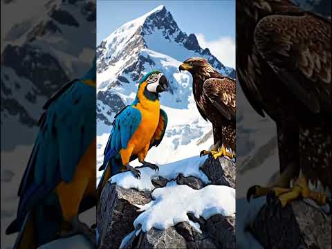 What did the macaw parrot say to the eagle?