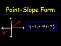Exploring Point-Slope Form in Algebra