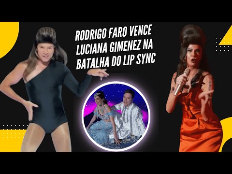 Rodrigo Faro vence Luciana Gimenez na Batalha do Lip Sync do Domingão