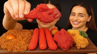 ASMR MUKBANG | CHEETOS CHICKEN FIRE NOODLES CHEESE STICK CHEESE BALL