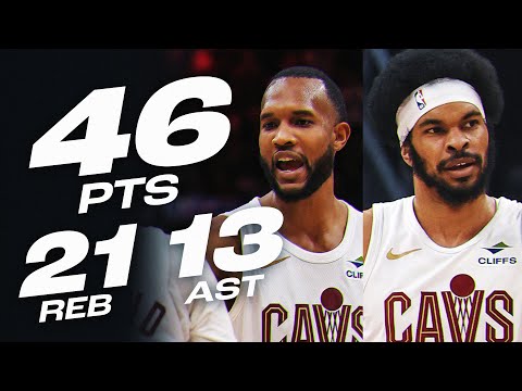 Jarrett Allen (25 PTS)  & Evan Mobley (21 PTS)  Did It All Against The Thunder | Janaury 8, 2025