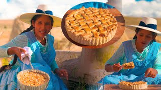 🥧Pie de manzana hecho en horno de barro y al aire libre 🍎🔥