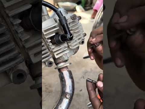 This is a Desi Jugaad to repair the silencer if its bolt fails ?
